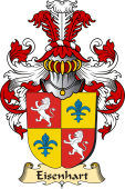 v.23 Coat of Family Arms from Germany for Eisenhart