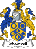 English Coat of Arms for the family Shadwell