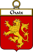French Coat of Arms Badge for Chaix