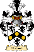 English Coat of Arms (v.23) for the family Norland