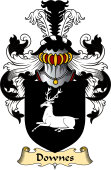 English Coat of Arms (v.23) for the family Downes