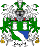 Italian Coat of Arms for Sacchi