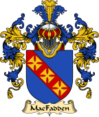 Irish Family Coat of Arms (v.25) MacFadden or Fadyen