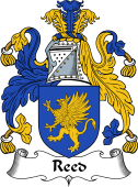 English Coat of Arms for Reade or Reed
