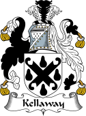 English Coat of Arms for the family Kellaway or Kelloway