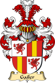 v.23 Coat of Family Arms from Germany for Gailer