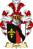v.23 Coat of Family Arms from Germany for Zosch