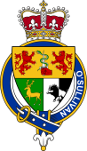 British Garter Coat of Arms for O'Sullivan (Ireland)