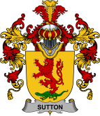 Irish Family Coat of Arms (v.25b) Sutton
