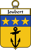 French Coat of Arms Badge for Joubert