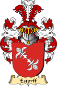 v.23 Coat of Family Arms from Germany for Estorff