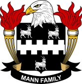American Coat of Arms for Mann