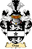 English Coat of Arms (v.23) for the family Clegg