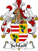German Wappen Coat of Arms for Schlaff