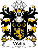 Welsh Coat of Arms for Wallis (or Welsh, of Llan-wern, Monmouthshire)