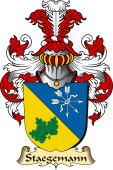 v.23 Coat of Family Arms from Germany for Staegemann