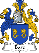 English Coat of Arms for Bare