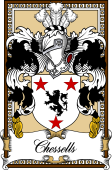 Scottish Coat of Arms Bookplate for Chessells