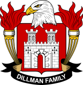 Coat of arms used by the Dillman family in the United States of America