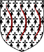 English Family Shield for Bowes
