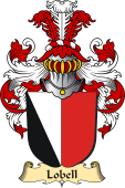 v.23 Coat of Family Arms from Germany for Lobell