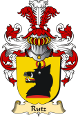 v.23 Coat of Family Arms from Germany for Rutz
