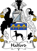 English Coat of Arms for the family Halford