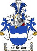 Dutch Coat of Arms for de Smidt