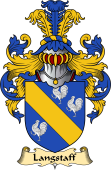 English Coat of Arms (v.23) for the family Langstaff