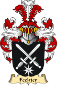 v.23 Coat of Family Arms from Germany for Fechter