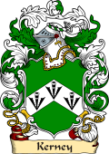 English or Welsh Family Coat of Arms (v.23) for Kerney (Ref Berry)