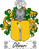 Araldica Italiana Coat of arms used by the Italian family Oliveri