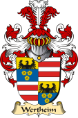 v.23 Coat of Family Arms from Germany for Wertheim