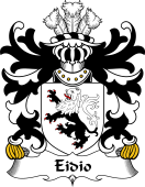 Welsh Coat of Arms for Eidio (WYLLT -Lord of Llywel, Breconshire)