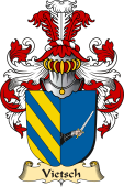 v.23 Coat of Family Arms from Germany for Vietsch