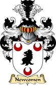 English Coat of Arms (v.23) for the family Newcomen