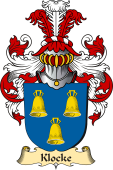 v.23 Coat of Family Arms from Germany for Klocke