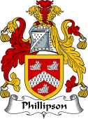 English Coat of Arms for the family Phillipson
