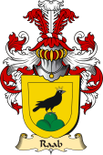 v.23 Coat of Family Arms from Germany for Raab