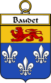 French Coat of Arms Badge for Baudet