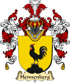 German Coat of Arms (v.25b) Hennenberg