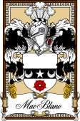 Scottish Coat of Arms Bookplate for MacBlane