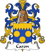 Coat of Arms from France for Caron