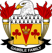 Coat of arms used by the Gamble family in the United States of America