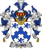 Irish Family Coat of Arms (v.25b) Ellmer