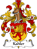 German Wappen Coat of Arms for Kahler