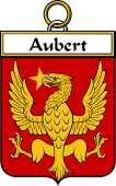 French Coat of Arms Badge for Aubert