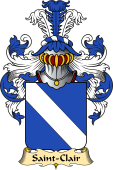 French Family Coat of Arms (v.23) for Saint-Clair