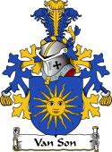 Dutch Coat of Arms for Van Son