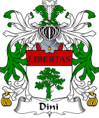 Italian Coat of Arms for Dini